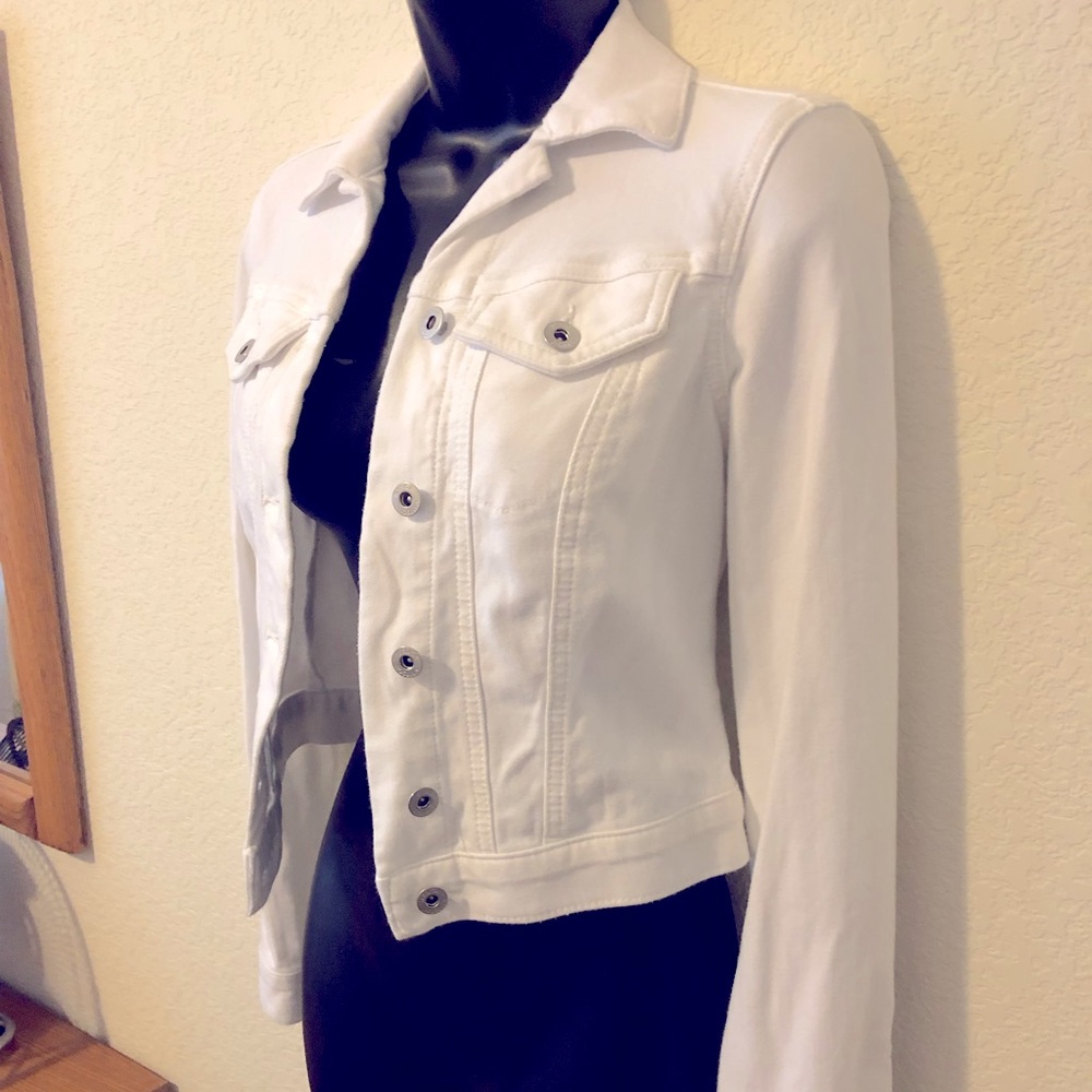 White Jean Jacket